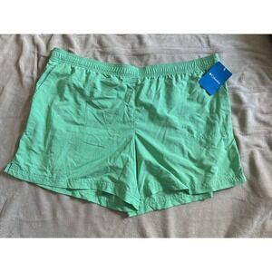 Columbia Sportswear Womens Aqua Green Athletic Shorts Sz XXL
